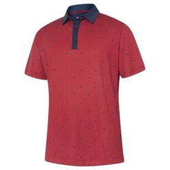 Polo Galvin Green Marley. Czerwone koszulki polo GALVIN GREEN, m, bez wzorów, bez kołnierzyka, bez ramiączek, na golfa. Za 351.00 zł.