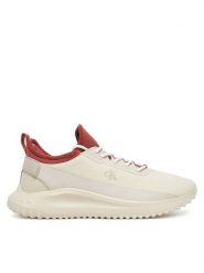 Calvin Klein Jeans Sneakersy Eva Runner Tech Ripstop YM0YM01203 Beżowy. Brązowe buty sportowe casual Calvin Klein Jeans, bez wzorów, z jeansu, bez zapięcia. Za 309.99 zł.