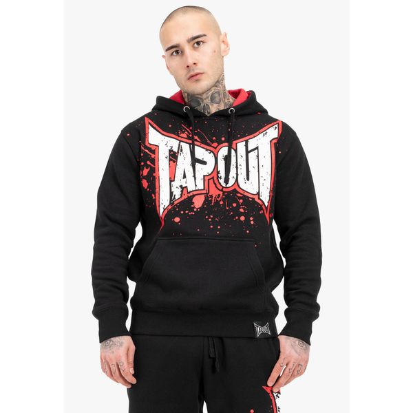 Bluza z kapturem Tapout Splashing. Czarne bluzy TAPOUT, bez wzorów, z kapturem. Za 233.50 zł.
