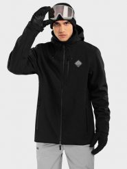 Siroko Softshellowa kurtka narciarska "W2" w kolorze czarnym rozmiar: XXL. Czarne kurtki outdoor i hardshell SIROKO, m, bez wzorów, bez kaptura. Za 290.57 zł.