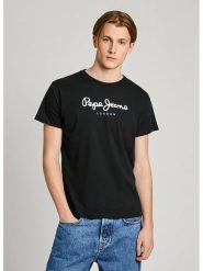 Pepe Jeans Koszulka "Eggo" w kolorze czarnym rozmiar: XL. Czarne bezrękawniki Pepe Jeans, xl, bez wzorów, z bawełny, bez kołnierzyka, bez ramiączek. Za 89.95 zł.
