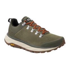 Buty turystyczne męskie Jack Wolfskin Terraventure Urban Low. Zielone buty trekkingowe Jack Wolfskin, bez wzorów, bez zapięcia. Za 369.99 zł.