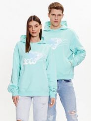 2005 Bluza Unisex Jeweller Zielony Regular Fit. Zielone bluzy 2005, m, bez wzorów, z bawełny, bez kaptura. Za 249.99 zł.