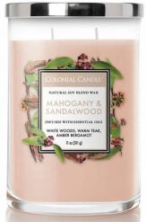 SELSEY Świeca sojowa zapachowa Colonial Candle Mahogany Sandalwood 311 g. Perfumy męskie SELSEY. W wyprzedaży za 40.00 zł.