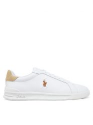 Polo Ralph Lauren Sneakersy Heritage Court II 809940762001 Biały. Białe buty sportowe casual Polo Ralph Lauren, bez wzorów, ze skóry, bez zapięcia. Za 429.99 zł.