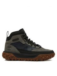 Timberland Trzewiki Mid Lc Waterproof Hk Boot TB0A6DCPEL8 Szary. Szare botki sznurowane Timberland, bez wzorów, z nubiku, bez obcasa, bez zapięcia. Za 799.99 zł.