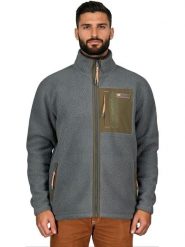 Geographical Norway Kurtka polarowa "Tapoche" w kolorze szarym rozmiar: M. Szare kurtki Geographical Norway, m, bez wzorów, z polaru, bez kaptura. Za 177.45 zł.