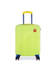 Semi Line Walizka kabinowa T5939-1 Zielony. Zielone walizki Semi-line, bez wzorów, z tworzywa sztucznego. Za 169.99 zł.