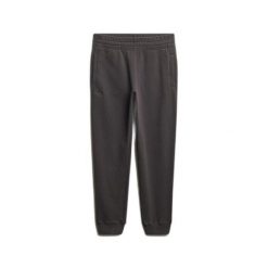 Spodnie dresowe z logo Superdry Essential. Czarne szorty Superdry, m, bez wzorów, z dresówki, sportowe. W wyprzedaży za 327.25 zł.