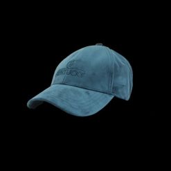 Aksamitna czapka Kentucky. Zielone czapki zimowe KENTUCKY HORSEWEAR, bez wzorów. Za 195.00 zł.