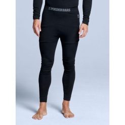 Legginsy termiczne - Męskie - Czarne. Czarne bielizna termoaktywna POEDERBAAS, na zimę, m, bez wzorów, z materiału, bez ramiączek, narciarskie. Za 199.42 zł.