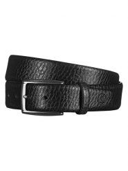 Herrlicher Skórzany pasek "Dylan" w kolorze czarnym rozmiar: 100. Czarne paski Herrlicher, bez wzorów, z materiału. Za 86.99 zł.