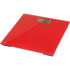 Waga łazienkowa Omega BATHROOM SCALES RED (42712). Czerwone wagi łazienkowe OMEGA. Za 39.99 zł.