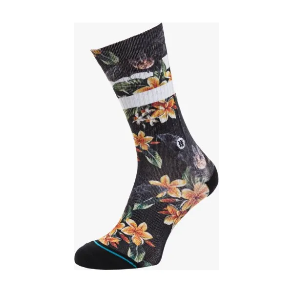 Stance Skarpety Nankului , czarny, rozmiar M. Czarne skarpety Stance, bez wzorów, z bawełny. W wyprzedaży za 39.99 zł.