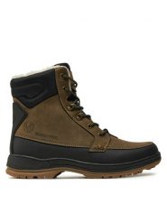 Kimberfeel Trapery Nolan Khaki. Brązowe trapery Kimberfeel, ze skóry, bez zapięcia. Za 629.99 zł.