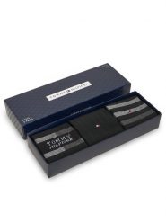 Tommy Hilfiger Skarpety długie 701235376 Czarny. Czarne skarpety Tommy Hilfiger, bez wzorów, z bawełny. Za 99.99 zł.