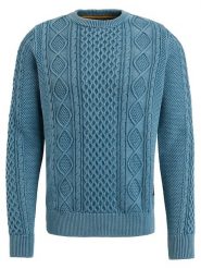 PME Legend Sweter w kolorze niebieskim rozmiar: 3XL. Niebieskie swetry nierozpinane PME Legend, xl, bez wzorów, z bawełny, bez kołnierzyka, bez ramiączek. Za 225.57 zł.