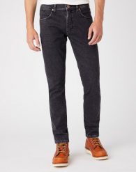 WRANGLER LARSTON MĘSKIE SPODNIE JEANSOWE JEANS DŻINSY BLACK LIGHTNING W18S8930A 112145861. Czarne jeansy Wrangler, l. Za 229.99 zł.