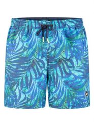Happy Shorts Szorty kąpielowe w kolorze niebiesko-turkusowym rozmiar: M. Niebieskie kąpielówki Happy Shorts, m, bez wzorów, z materiału. Za 73.95 zł.