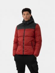 4F Kurtka zimowa 4FAW23TDJAM243 Czerwony Regular Fit. Czerwone kurtki 4F, na zimę, l, bez wzorów, z syntetyku, bez kaptura. Za 269.99 zł.