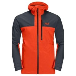 Męska Kurtka Go Hike. Czerwone kurtki Jack Wolfskin, m, bez wzorów, z materiału, z kapturem. Za 679.99 zł.