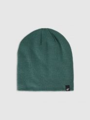 4F Czapka zimowa męska - oliwkowa M. Brązowe czapki zimowe 4F, bez wzorów, z materiału. Za 39.99 zł.