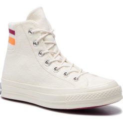 Trampki CONVERSE - Chuck 70 Hi 163364C Egret/Rhubarb/Oran. Brązowe trampki Converse, m, bez wzorów, bez zapięcia. W wyprzedaży za 279.00 zł.