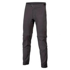 Spodnie rowerowe męskie Endura GV500 Zip Off. Czarne spodenki rowerowe ENDURA, m, bez wzorów, rowerowe. Za 479.99 zł.