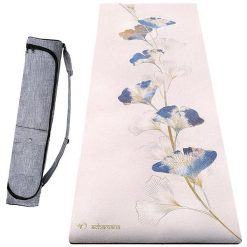 Mata do jogi Hi-tech 6mm +Wodoodporna torba, 3 materiały dla większej wygody9. Brązowe torby na ramię ACHAMANA, bez wzorów, z gumy, na ramię, małe, zamszowe, bez dodatków. Za 486.00 zł.