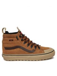 Vans Sneakersy Sk8-Hi DR Waterproof MTE VN000CVRN1Z1 Brązowy. Brązowe buty sportowe casual Vans, bez wzorów, ze skóry, bez zapięcia. Za 459.99 zł.
