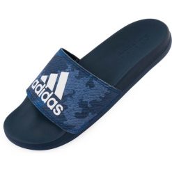 Adilette Shower Navy klapki męskie rozmiar 42. Niebieskie klapki Adidas, z gumy. Za 263.99 zł.