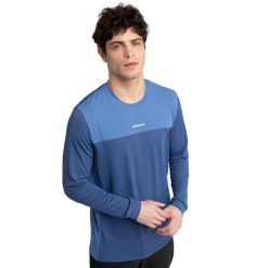 Męska koszulka rowerowa MTB z długim rękawem Kolarstwo Siroko MTB Endo Blue. Niebieskie bluzy SIROKO, na lato, m, bez wzorów, z materiału, bez kaptura. Za 148.00 zł.