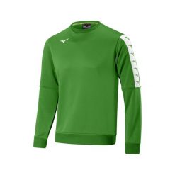 Bluza Mizuno Nara Training. Zielone bluzy Mizuno, bez wzorów, bez kaptura. Za 185.50 zł.