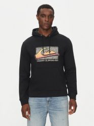 Quiksilver Bluza EQYFT05094 Czarny Regular Fit. Czarne bluzy Quiksilver, l, bez wzorów, z bawełny, bez kaptura. Za 139.99 zł.