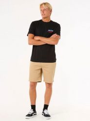 Rip Curl Koszulka "Surf Revival Ding Repair" w kolorze czarnym rozmiar: M. Czarne bezrękawniki Rip Curl, m, bez wzorów, z bawełny, bez kołnierzyka, bez ramiączek. Za 79.03 zł.