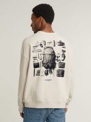 G-Star Bluza w kolorze kremowym rozmiar: M. Brązowe bluzy G-Star, m, bez wzorów, z bawełny, bez kaptura. Za 168.06 zł.