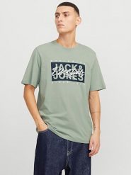 Jack & Jones Koszulka w kolorze zielonym rozmiar: M. Zielone bezrękawniki Jack & Jones, m, bez wzorów, z bawełny, bez kołnierzyka, bez ramiączek. Za 57.47 zł.