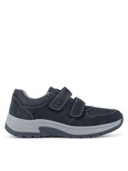 Rieker Sneakersy 11051-14 Niebieski. Niebieskie buty sportowe casual Rieker, bez wzorów, ze skóry, bez zapięcia. Za 359.00 zł.
