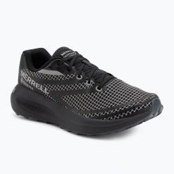 Buty do biegania męskie Merrell Morphlite Reflective GTX. Czarne buty do biegania Merrell, bez wzorów, bez zapięcia, do biegania. Za 339.99 zł.