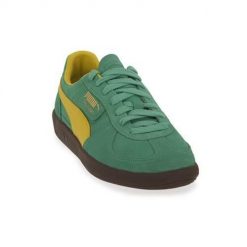 Buty do chodzenia męskie Puma Palermo. Zielone buty sportowe casual Puma, bez wzorów, z materiału, bez zapięcia. Za 472.00 zł.