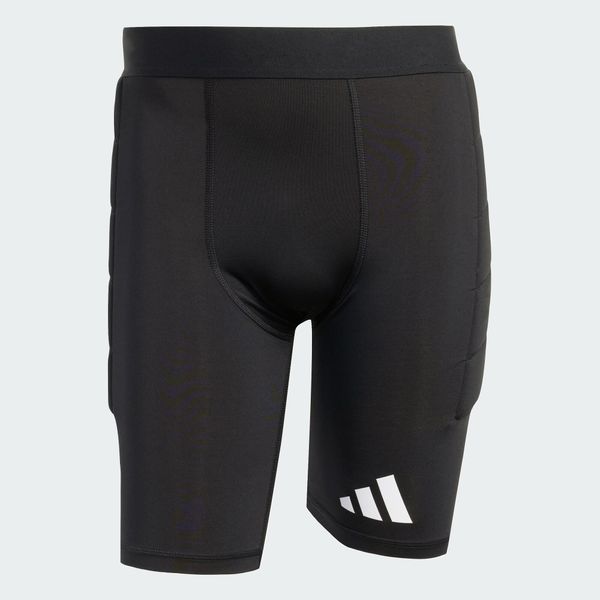 Legginsy Squadra 25 Goalkeeper Padded Short. Białe legginsy długie sportowe Adidas, xl, bez wzorów, z materiału, do piłki nożnej. Za 179.00 zł.