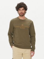 Aeronautica Militare Bluza 251FE2005F459 Khaki Regular Fit. Brązowe bluzy Aeronautica Militare, m, bez wzorów, z bawełny, bez kaptura. Za 529.99 zł.