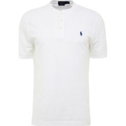 Polo Ralph Lauren FEATHERWEIGH Tshirt basic white. Czarne koszulki polo marki Polo Ralph Lauren, z materiału. Za 419.00 zł.