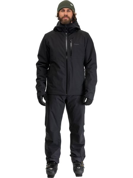 Bergans Kurtka narciarska "Oppdal" w kolorze czarnym rozmiar: XL. Czarne kurtki narciarskie i snowboardowe Bergans, xl, bez wzorów, z materiału, bez kaptura. Za 939.98 zł.