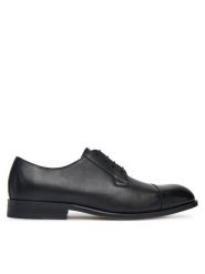BOSS Półbuty Limber 50541744 Czarny. Czarne eleganckie półbuty Boss, bez wzorów, ze skóry, bez obcasa, bez zapięcia. Za 609.99 zł.