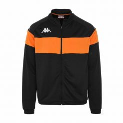 Kurtka z dresu Kappa Dacone. Brązowe kurtki Kappa, m, bez wzorów, z dresówki, bez kaptura. Za 172.50 zł.