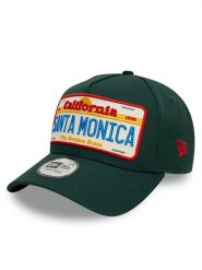 New Era Czapka z daszkiem Miami License Plate 9FORTY A-Frame 60595463 Zielony. Zielone czapki z daszkiem New Era, bez wzorów, z bawełny. Za 109.99 zł.