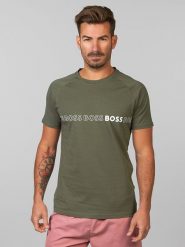 Hugo Boss Fashion Koszulka w kolorze khaki rozmiar: XXL. Brązowe bezrękawniki Hugo Boss Fashion, xxl, bez wzorów, z bawełny, bez kołnierzyka, bez ramiączek. Za 57.06 zł.