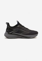Czarno-Niebieskie Buty Sportowe Sneakersy na Piankowej Podeszwie Linasela. Czarne buty sportowe casual Born2be, bez wzorów, z jeansu, bez zapięcia. W wyprzedaży za 103.99 zł.