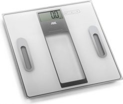 Waga łazienkowa z analizą BMI Tabea biała. Białe wagi łazienkowe ADE. Za 158.00 zł.